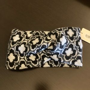 NEW Knotted Black Knit Head Wrap Fadivo